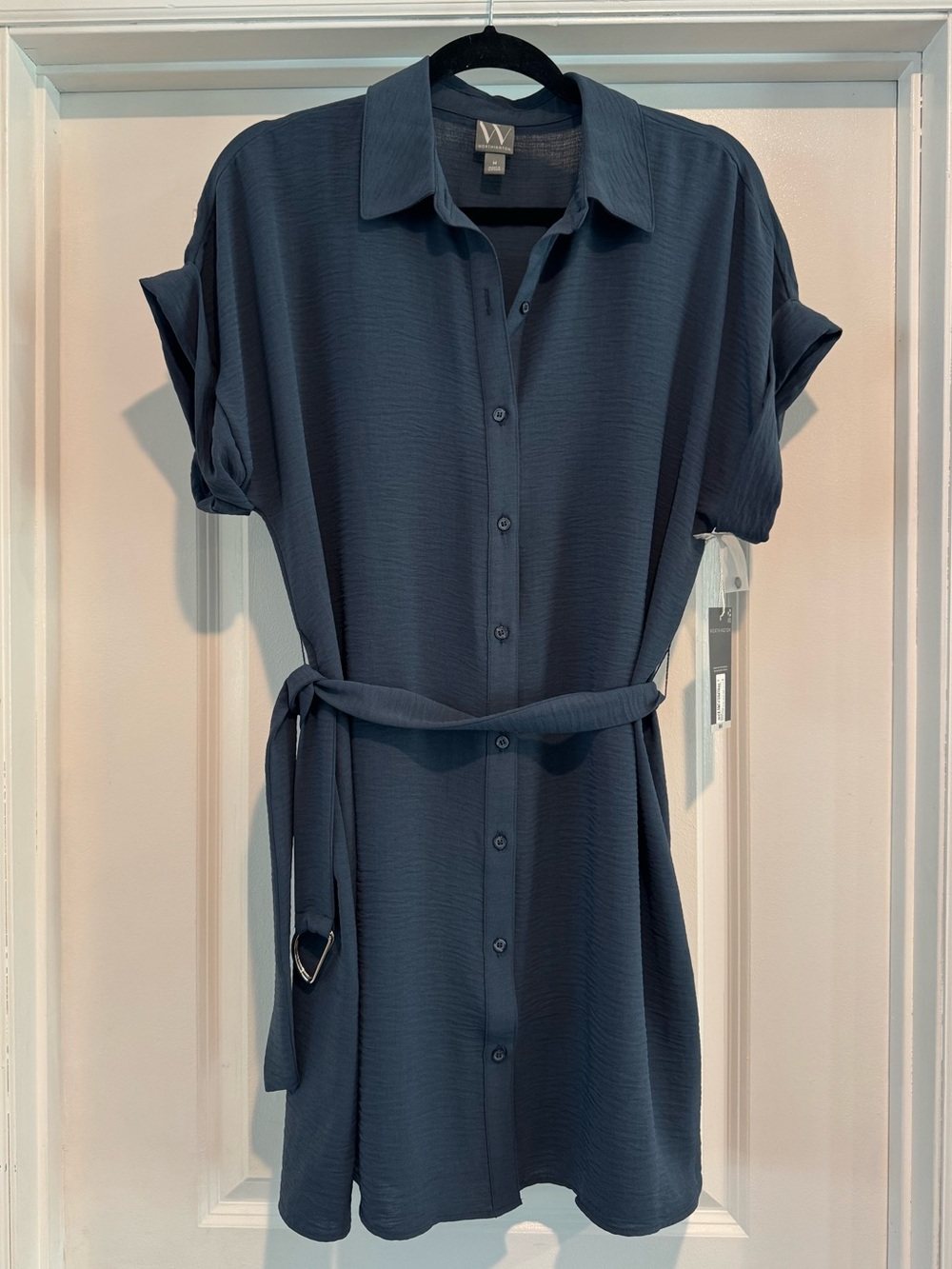 Navy Shirt Dress